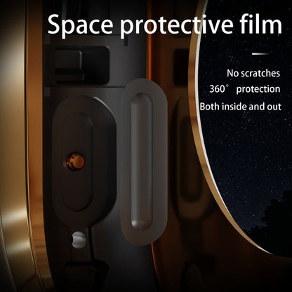 For Apple Watch Ultra 3 / 2 / 1 49mm RedPepper Armor Metal Case Integrated Silicone Watch Band(Gold Black White)