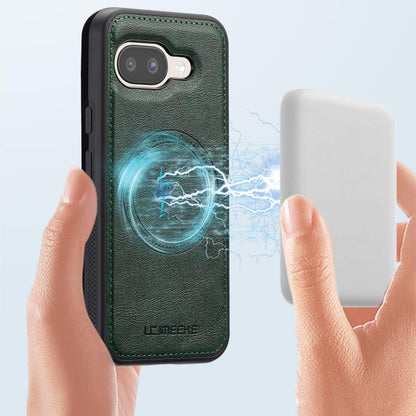 For Google Pixel 9a LC.IMEEKE Magsafe Phone Case(Green)