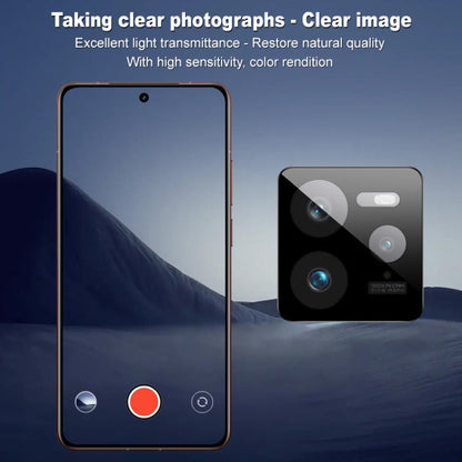 For Realme GT7 Pro 5G imak Black Version HD Glass Rear Camera Lens Film, Self-positioning Version