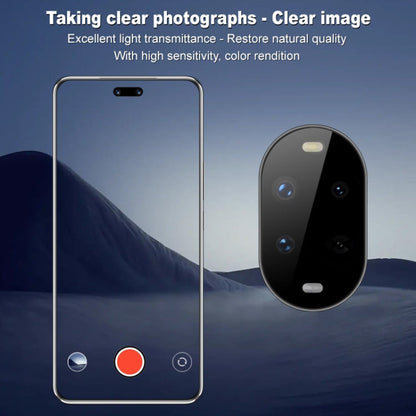 For Huawei nova 13 Pro imak Black Version HD Glass Rear Camera Lens Film, Self-positioning Version