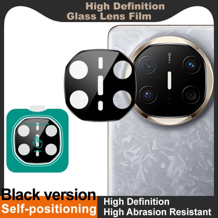 For Huawei Mate X6 imak Black Version HD Glass Rear Camera Lens Film, Self-positioning Version