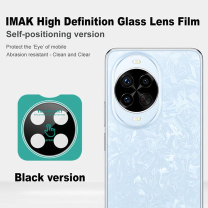 For Huawei nova 14 Pro imak Black Version HD Glass Rear Camera Lens Film, Self-positioning Version