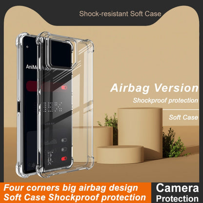 For Asus ROG Phone 9 / ROG Phone 9 Pro imak Shockproof Airbag TPU Phone Case(Transparent)