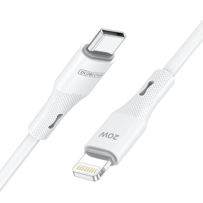 Câble de charge rapide DUZZONA A10 PD20W 480Mbps Type-C vers 8 broches, longueur : 1 m (blanc)