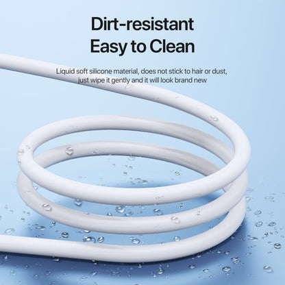 Câble de charge rapide DUZZONA A10 PD20W 480Mbps Type-C vers 8 broches, longueur : 1 m (blanc)