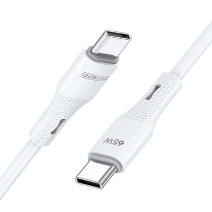 DUZZONA A11 PD65W 480Mbps Type-C to Type-C Fast Charging Cable, Length:1m(White)