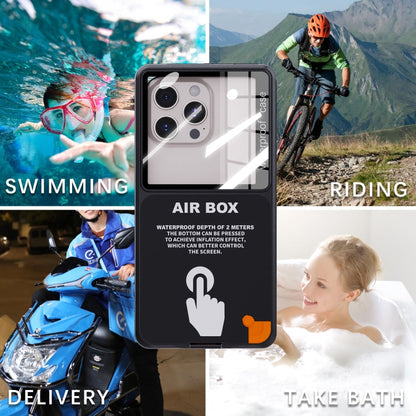 RedPepper Air Box Max 6.9 IP68 Waterproof Phone Case for 6.9 inch Phone(Black)