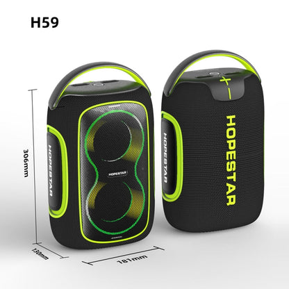 HOPESTAR H59 50W Outdoor Portable IPX5 Waterproof Bluetooth Speaker(Black)