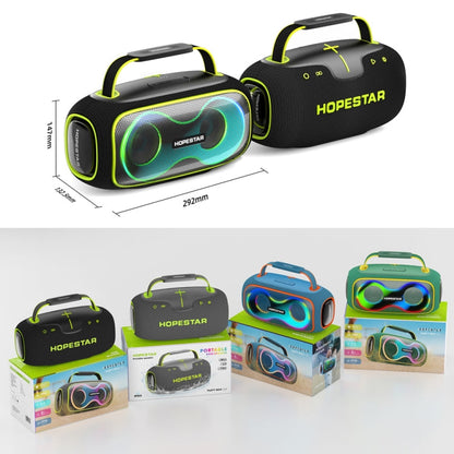HOPESTAR Party Box 150 40W Outdoor Portable IPX5 Waterproof Bluetooth Speaker(Grey)