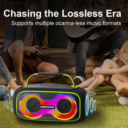 HOPESTAR Party Box 150 40W Outdoor Portable IPX5 Waterproof Bluetooth Speaker(Grey)