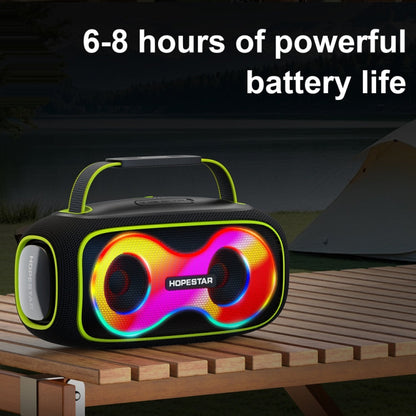 HOPESTAR Party Box 150 40W Outdoor Portable IPX5 Waterproof Bluetooth Speaker(Black)