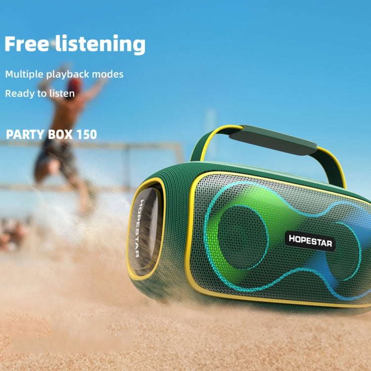 HOPESTAR Party Box 150 40W Outdoor Portable IPX5 Waterproof Bluetooth Speaker(Black)
