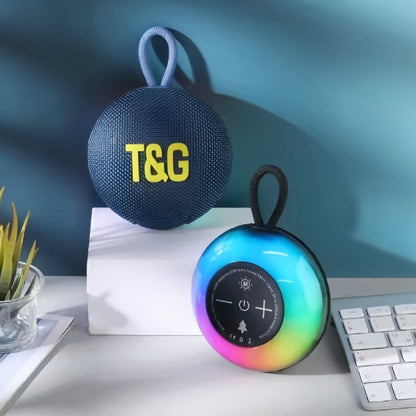 T&G TG-422 TWS Outdoor IPX6 Portable Wireless Bluetooth Speaker with RGB Light(Blue)