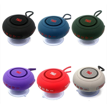T&G TG-442 TWS Portable Mini Wireless Bluetooth Speaker with Suction Cup(Purple)