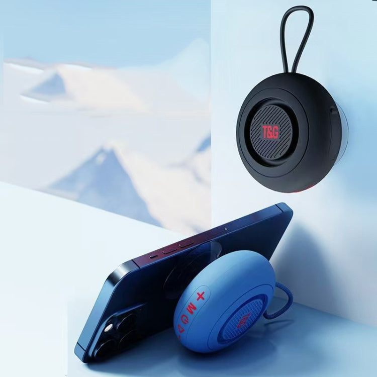 T&G TG-442 TWS Portable Mini Wireless Bluetooth Speaker with Suction Cup(Dark Green)