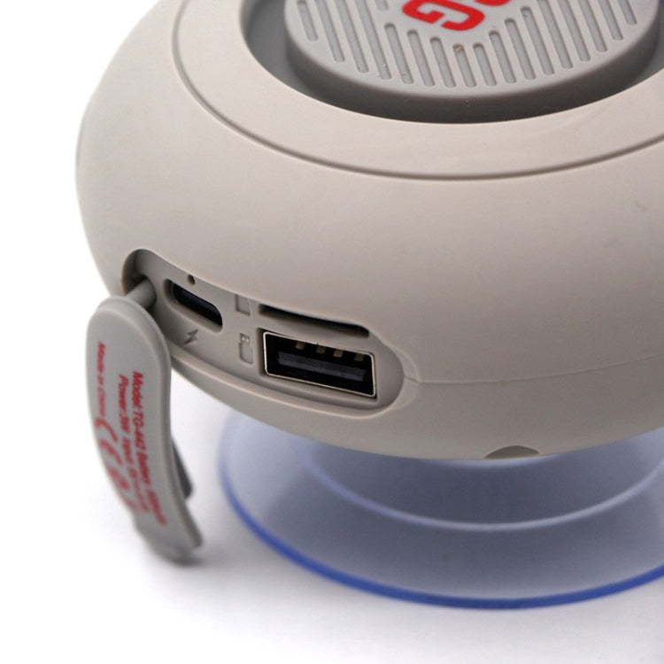 T&G TG-442 TWS Portable Mini Wireless Bluetooth Speaker with Suction Cup(Grey)