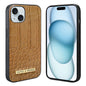 Pour iPhone 15 Coque de téléphone en PU texture alligator VIETAO (Marron)
