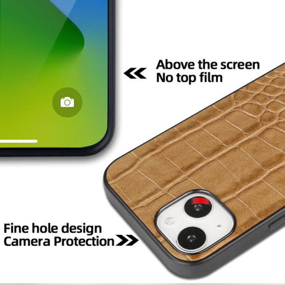 For iPhone 11 Pro Max VIETAO Alligator Texture PU Phone Case(Brown)