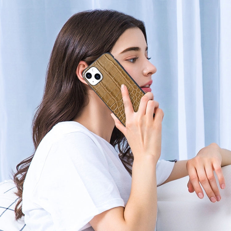 For iPhone 11 Pro Max VIETAO Alligator Texture PU Phone Case(Black)