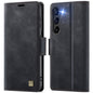 For Samsung Galaxy S23+ 5G AutSpace A11 Side Buckle MagSafe Magnetic RFID Phone Leather Case(Black)
