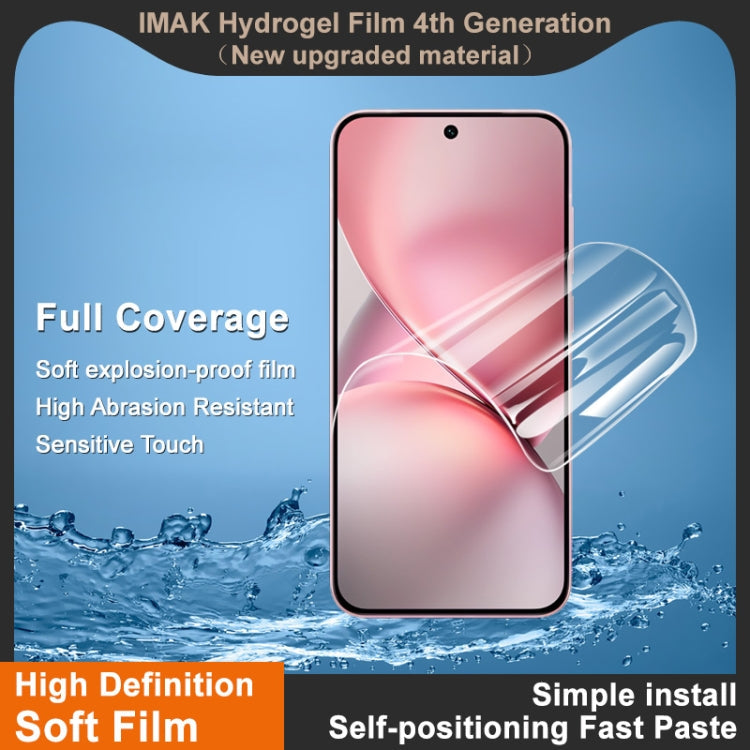 For vivo X200 Pro mini imak 4th Generation Full Coverage Screen Hydrogel Film Protector