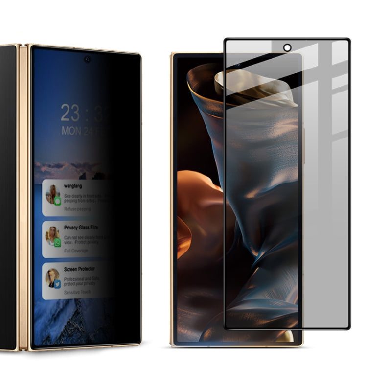 Pour Samsung Galaxy Z Fold Film de protection en verre trempé imak HD Plein écran confidentialité