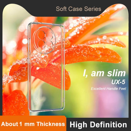 For OnePlus Ace 5 / Ace 5 Pro imak UX-5 Series Super Slim Transparent Shockproof TPU Protective Case(Transparent)