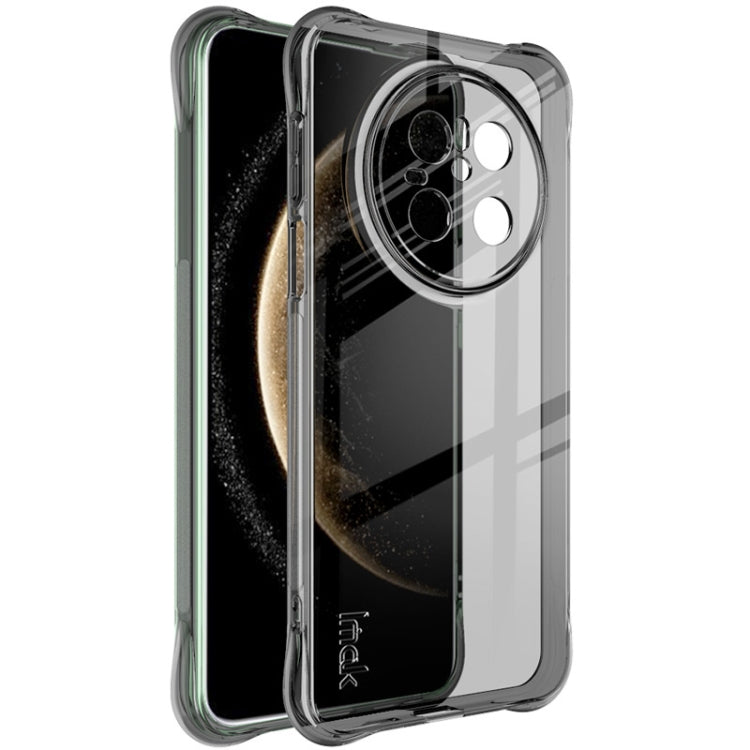 For Huawei Mate 70 imak Shockproof Airbag TPU Phone Case(Transparent Black)