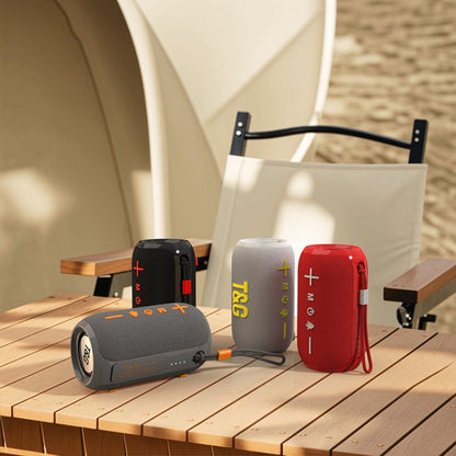 T&G TG419 Outdoor Portable Waterproof Handheld TWS Wireless Bluetooth Speaker(Red)