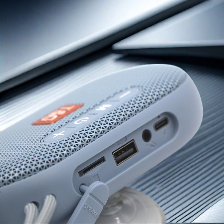 T&G TG441 TWS Mini Plug-in Card Portable Wireless Bluetooth Speaker(Grey)