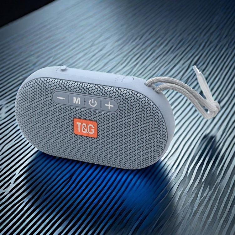T&G TG441 TWS Mini Plug-in Card Portable Wireless Bluetooth Speaker(Grey)