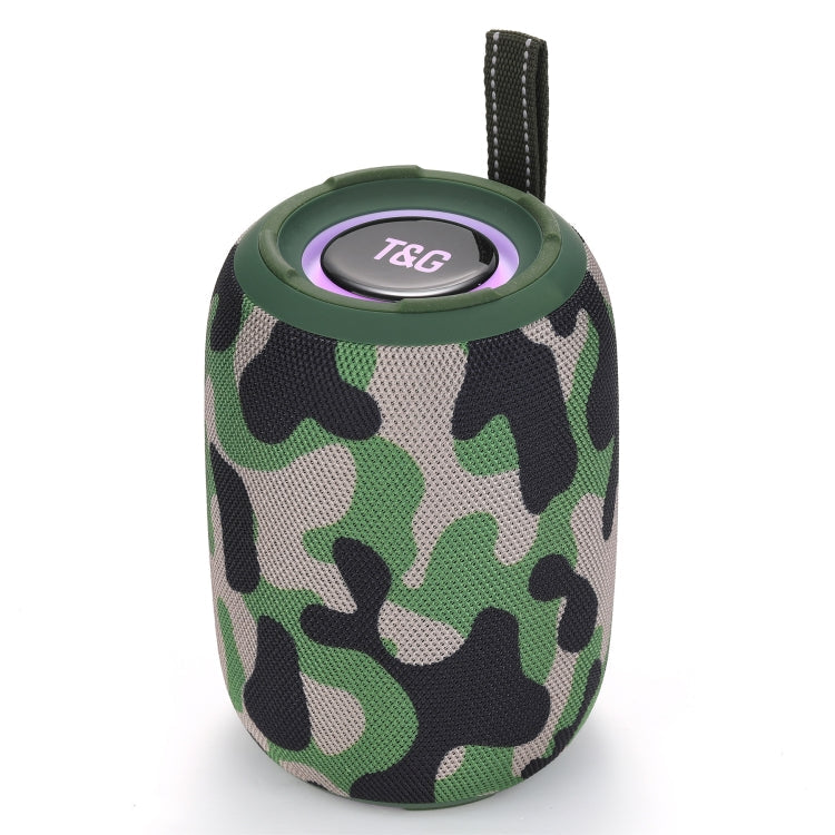 T&G TG678 15W Portable Subwoofer Wireless Bluetooth Speaker(Camouflage)