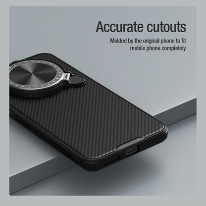 For Huawei Mate 70 NILLKIN Black Mirror Prop CD Texture Mirror Phone Case(Black)