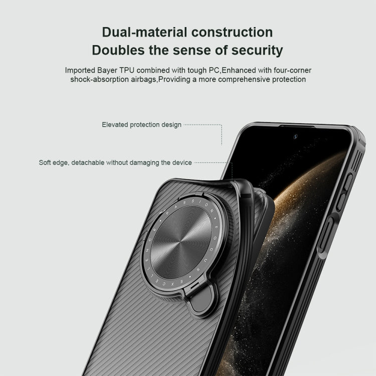 For Huawei Mate 70 NILLKIN CamShield Prop Translucent PC Phone Case(Black)