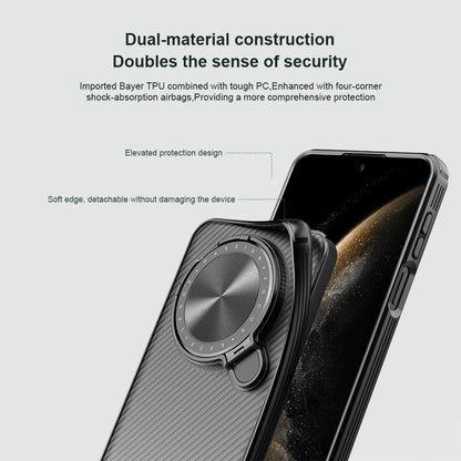 For Huawei Mate 70 NILLKIN CamShield Prop Translucent PC Phone Case(Black)