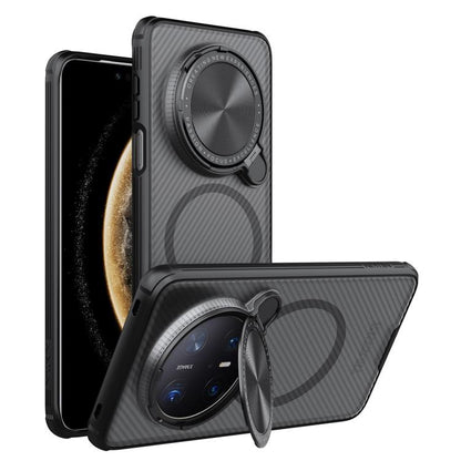 Pour Huawei Mate 70 Pro / 70 Pro+ NILLKIN CamShield Prop MagSafe Coque de téléphone en PC translucide magnétique (Noir)