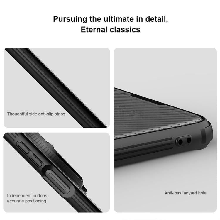 Pour Huawei Mate 70 Pro / 70 Pro+ NILLKIN CamShield Prop MagSafe Coque de téléphone en PC translucide magnétique (Noir)