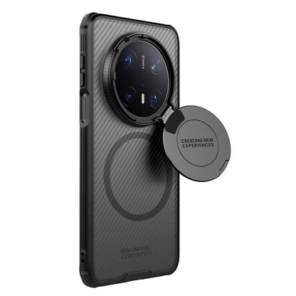 Pour Huawei Mate 70 Pro / 70 Pro+ NILLKIN CamShield Prop MagSafe Coque de téléphone en PC translucide magnétique (Noir)