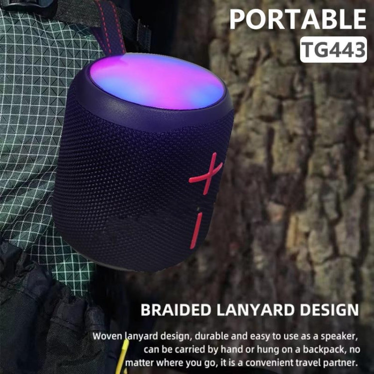 T&G TG-443 Outdoor Portable Colorful Wireless Bluetooth Speaker(Red)