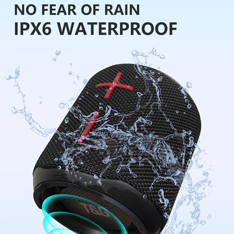 T&G TG-443 Outdoor Portable Colorful Wireless Bluetooth Speaker(Blue)