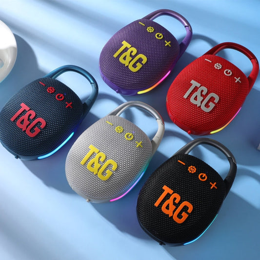 T&G TG447 Mini Portable Outdoor Sports Bluetooth Speaker(Black)