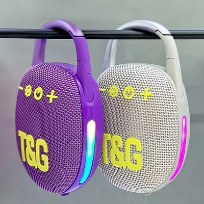 T&G TG447 Mini Portable Outdoor Sports Bluetooth Speaker(Purple)