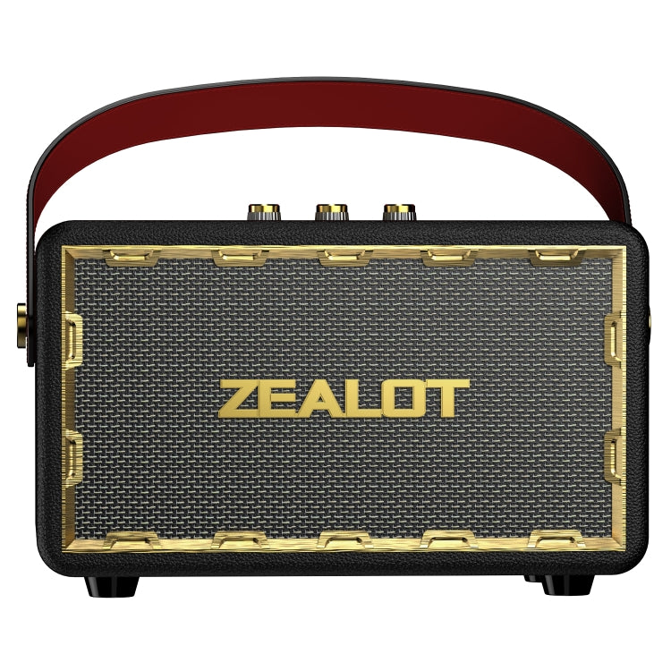 Zealot MT01M Retro Card Portable Wireless Bluetooth Speaker with Microphone(Black)