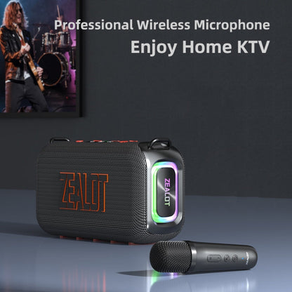 Zealot S85M 50W Outdoor Portable Bluetooth Speaker with Microphone(Black)