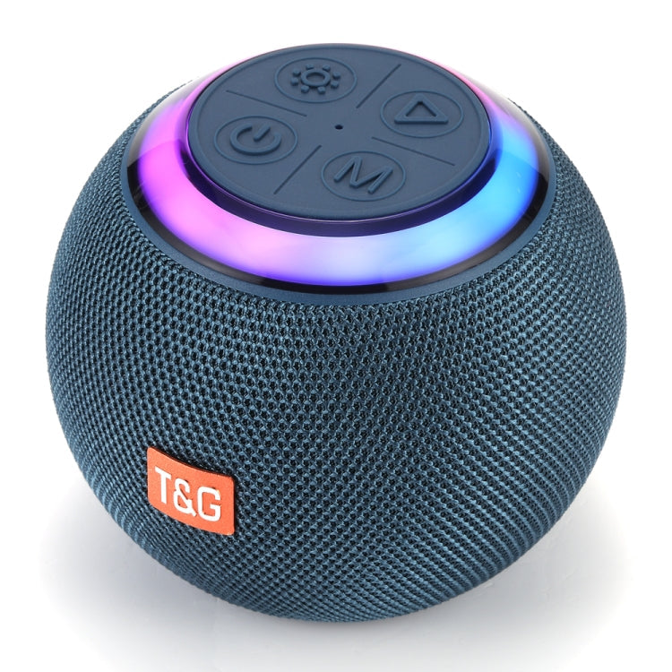 T&G TG683 Mini Portable Outdoor Wireless Bluetooth Speaker with LED Atmosphere Light(Blue)