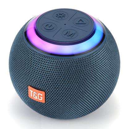 T&G TG683 Mini Portable Outdoor Wireless Bluetooth Speaker with LED Atmosphere Light(Blue)