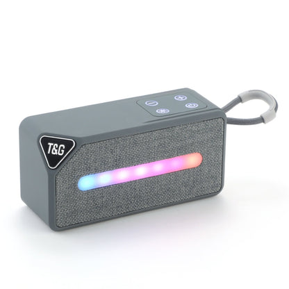 T&G TG685 Mini Portable Outdoor Wireless Bluetooth Speaker with LED Atmosphere Light(Grey)