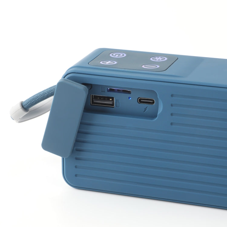T&G TG685 Mini Portable Outdoor Wireless Bluetooth Speaker with LED Atmosphere Light(Green)