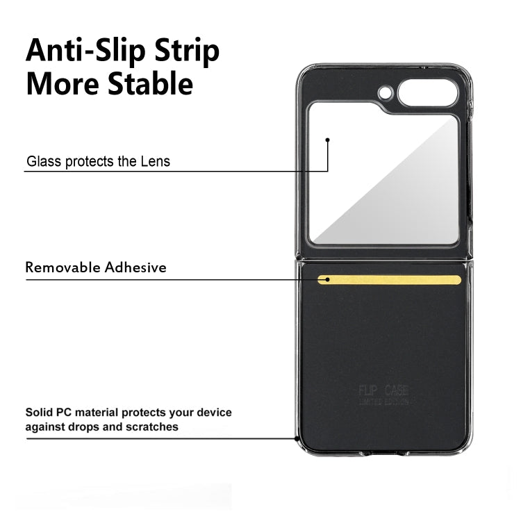 For Samsung Galaxy Z Flip6 / Flip7 FE VIETAO Crazy Horse Texture PU Phone Case(Black)