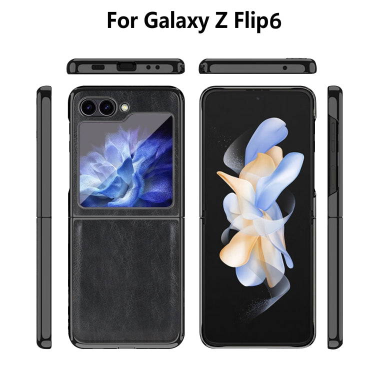 For Samsung Galaxy Z Flip6 / Flip7 FE VIETAO Crazy Horse Texture PU Phone Case(Green)